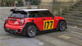 MINI Cooper JCW (John Cooper Works) S Base F56 LCI 2022-ON with Aftermarket Parts - Widebody Front Canards , Wheel Arches, and Rear Canards Carbon Fiber/FRP from Geex Village